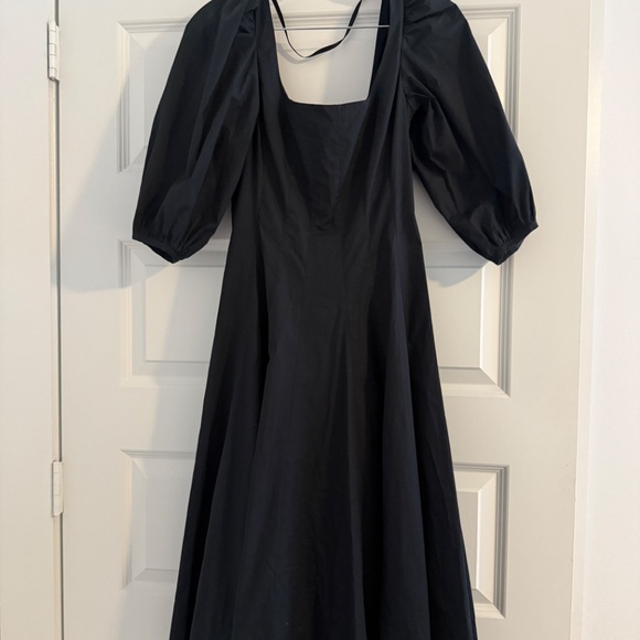 STAUD Black Midi Dress - Picture 2 of 4